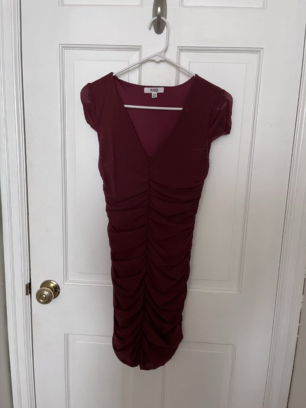 BB Dakota Bronze Ruched Dress